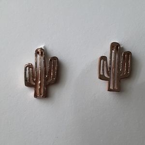 Small cactus earrings